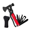 14-in-1 Multi-Tool Hatchet Hammer – Camping Gear for Outdoor Survival (Red/Black)