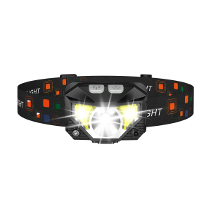 LHKNL Headlamp Flashlight – 1200 Lumen, Rechargeable, Waterproof, Motion Sensor